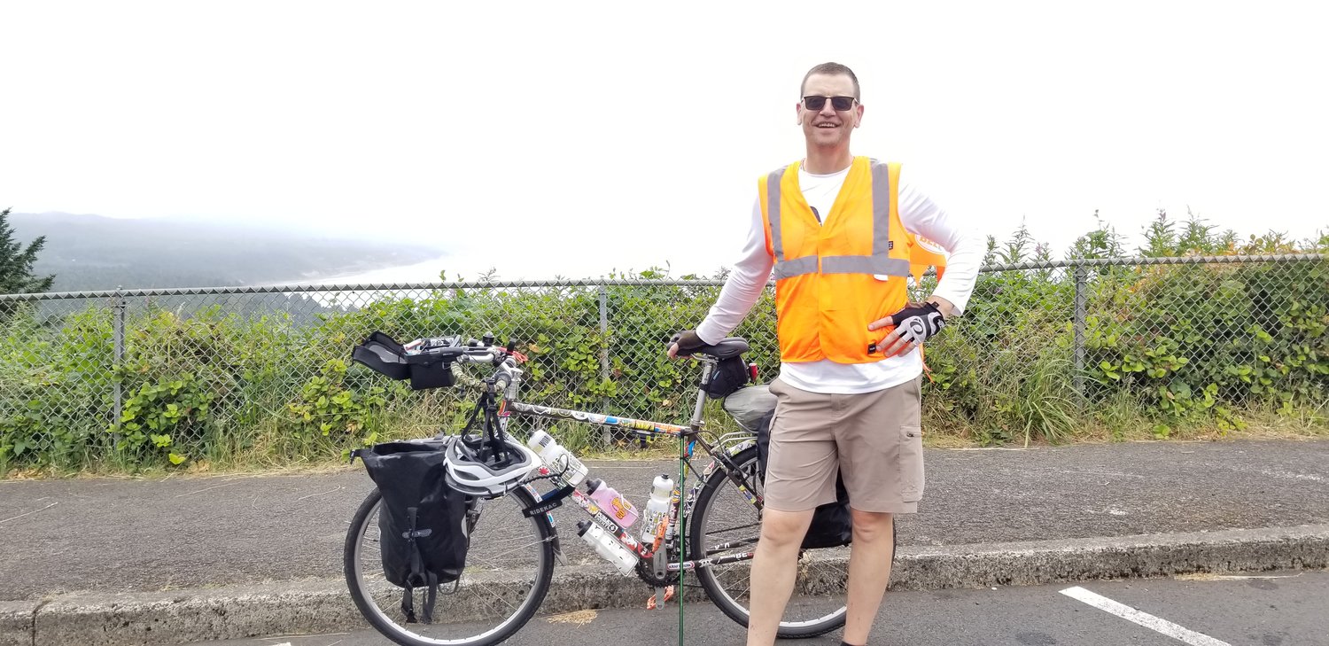 Jeremy Duggins, a fourth grade teacher in Hockinson, traveled 1,700 miles in 47 days and raised about $18,000 toward a nonprofit focused on suicide prevention, as well as mental health.